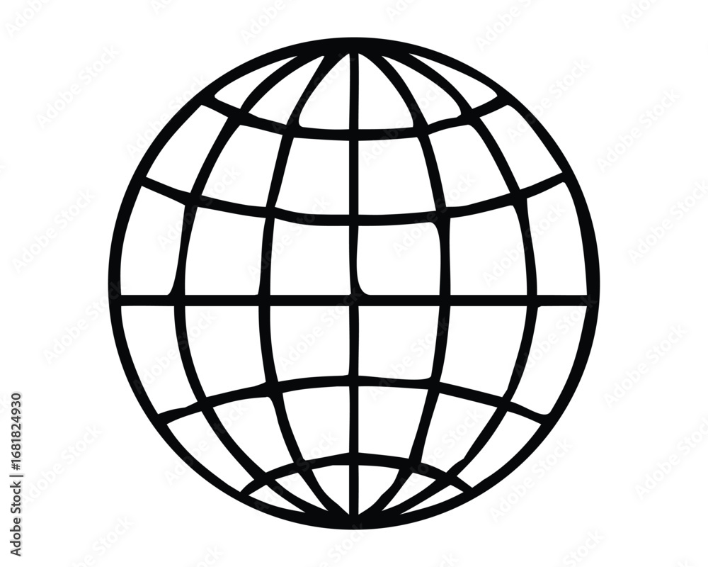 Air balloon illustration isolated on white background