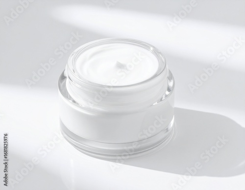 Wallpaper Mural Luxury Cosmetic Cream Jar on White Background with Soft Shadows Torontodigital.ca