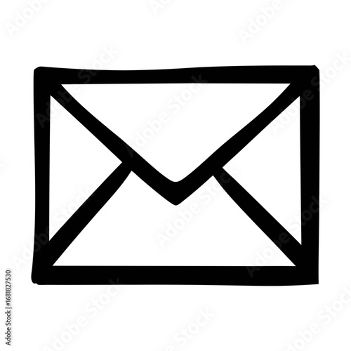 Email icon vector illustration for contact us page and newsletter subscription design element icon set