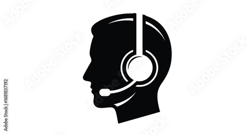 Customer service representative with headset, ready to assist