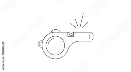 A simple whistle illustration