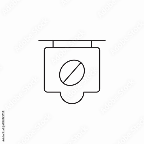 coffee shop sign icon sign vector