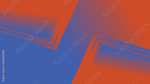 classy Simple beautiful minimal modern abstract background design with blue and orange gradient sports effect