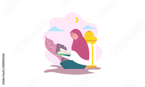 girl read holy book
