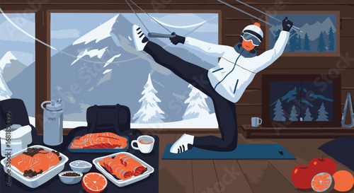 Winter Wellness Retreat Yoga, Healthy Food, and Mountain Views