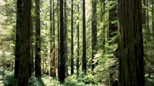 Wallpaper Mural Sun-Drenched Forest A Verdant Canopy of Trees in Natural Light Torontodigital.ca