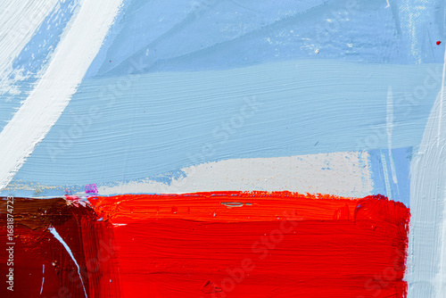 Fragment from painted canvas texture