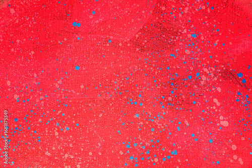 Fragment from painted canvas texture background