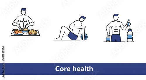 Core health and fitness for overall wellness and physical well-being
