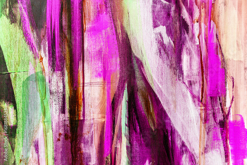 Fragment from painted canva...