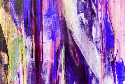 Fragment from painted canva...