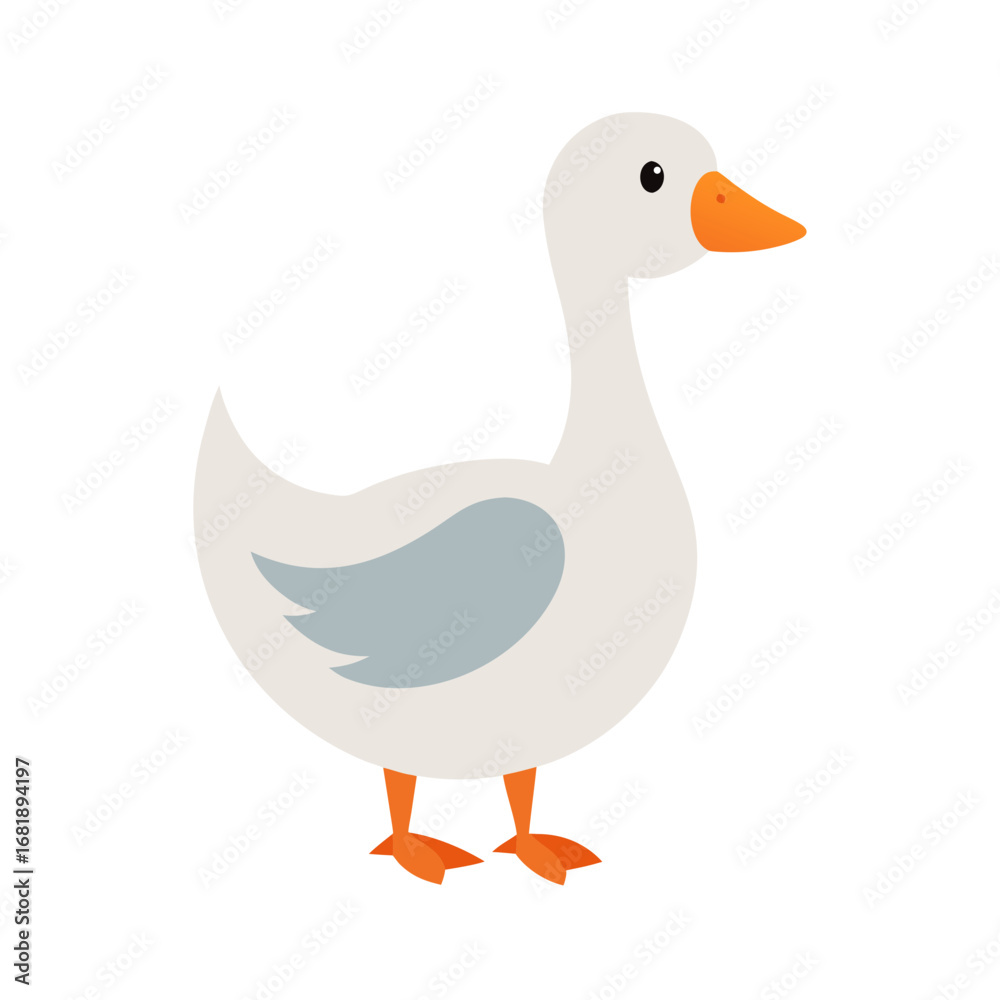 Obraz premium cute goose vector art