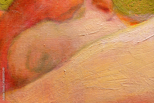 Fragment from painted canva...