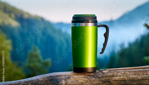 green stanley thermo mug