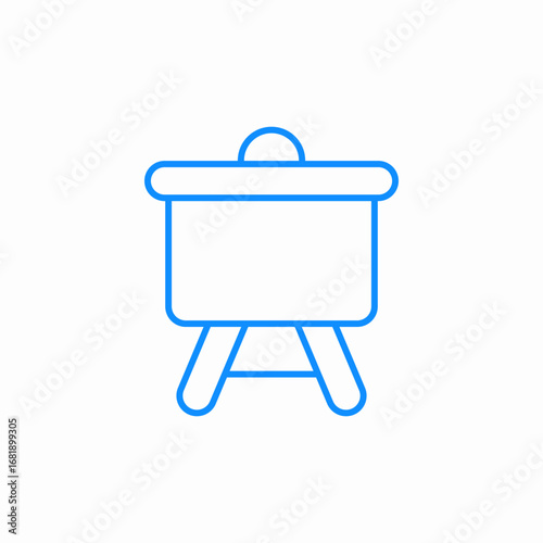 board tripod icon sign vector