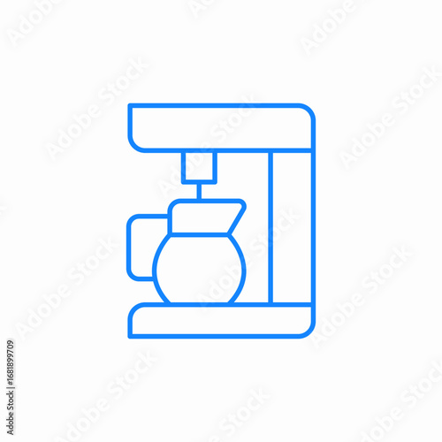cofee machine icon sign vector