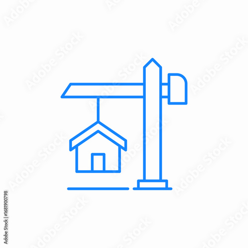 house building icon sign vector