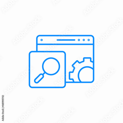 page controls icon sign vector