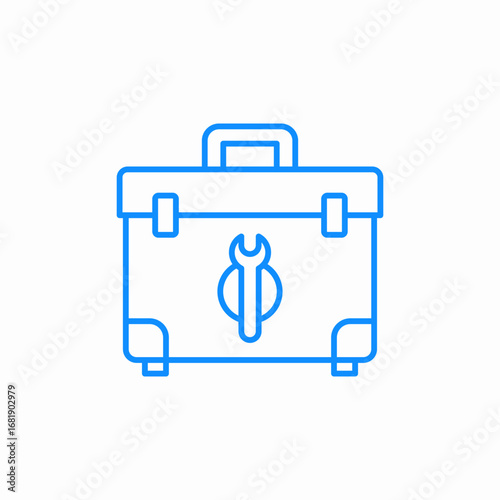 tool box icon sign vector
