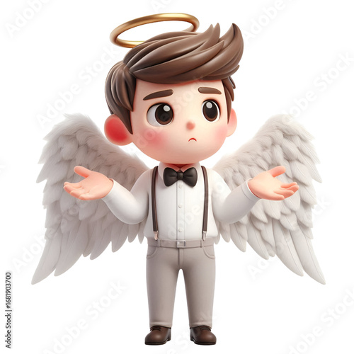 3D Cute angel