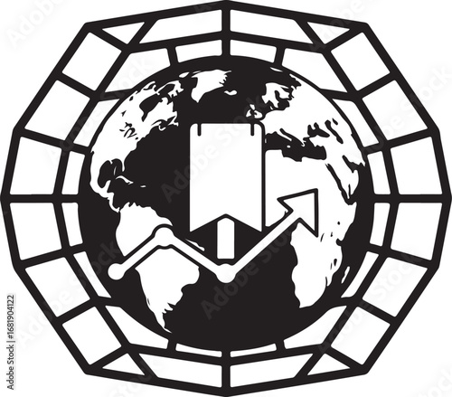 net holding the world map