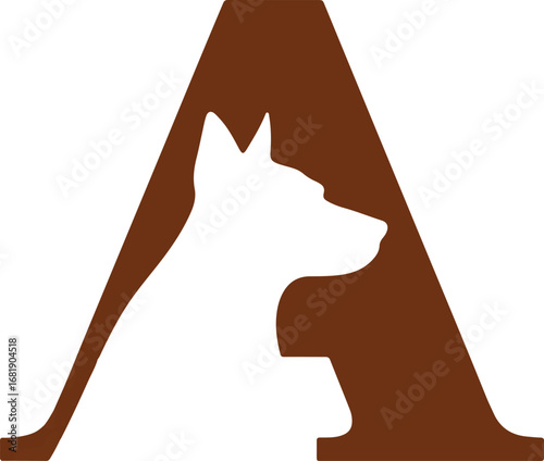 vector illustration of a dog