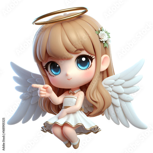 3D Cute angel 