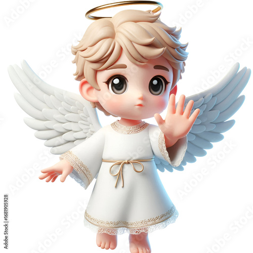 3D Cute angel 