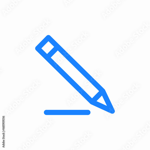 write edit pencil icon sign vector