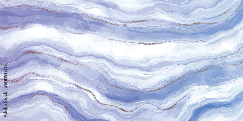 Obraz premium abstract background, the texture of the mineral stone Amazonite. Underwater patterns of swirling ink and luminescent water inspire a nature-themed painting, perfect as background wallpaper. 