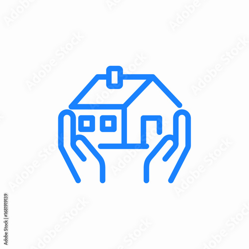 house security icon sign vector