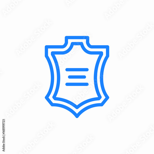 leather skin icon sign vector
