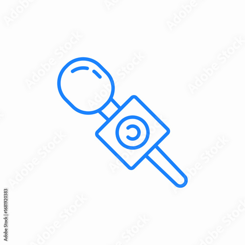 microphone speaker icon sign vector