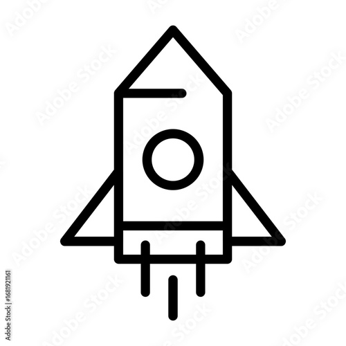 Startup Rocket Vector Icon