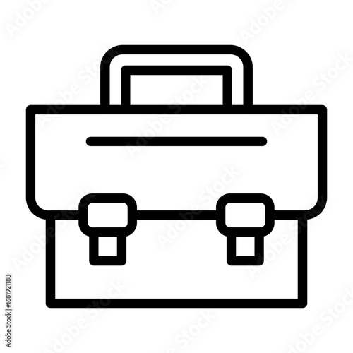 Business Briefcase Vector Icon