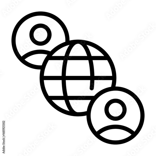 Freelance Outsourcing Vector Icon