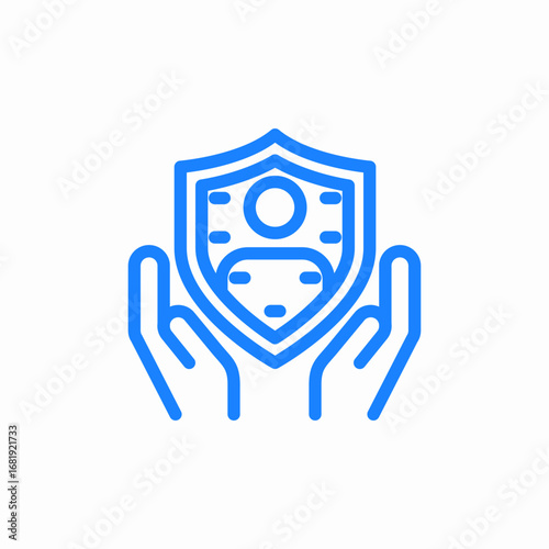 safe protection insurance icon sign vector