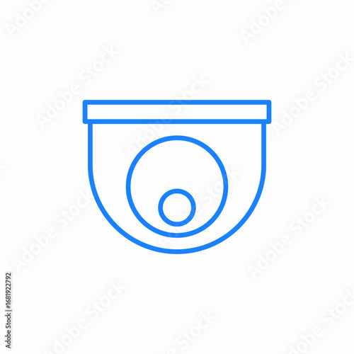 survillance camera icon sign vector