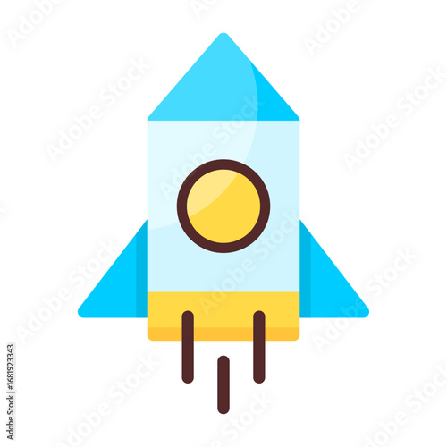 Startup Rocket Vector Icon