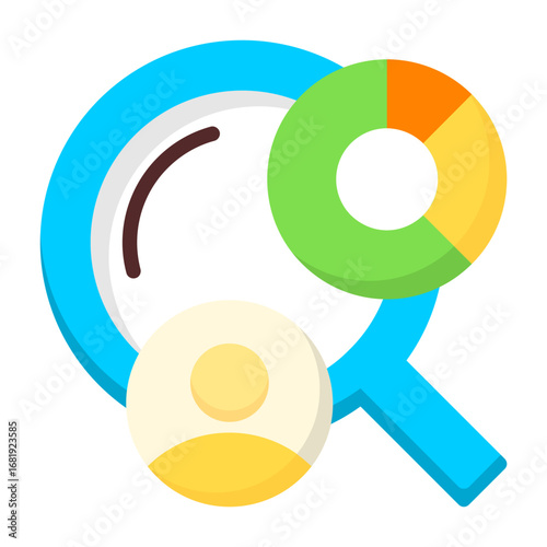 Competitor Analysis Vector Icon