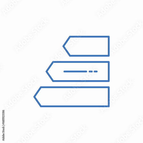 timeline grph icon sign vector
