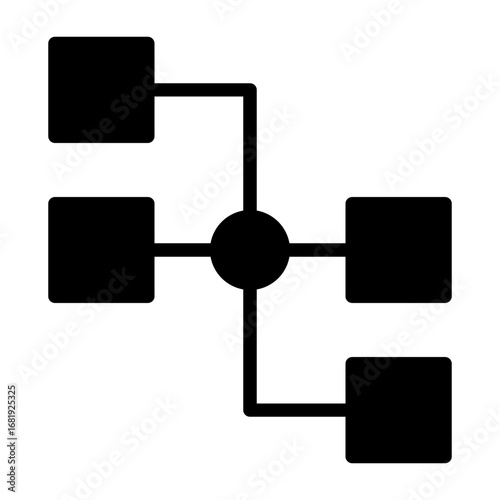 Company Structure Vector Icon