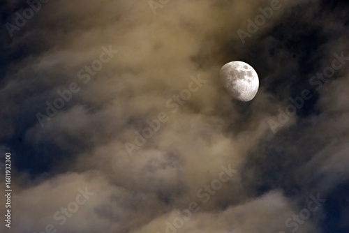 moon and clouds