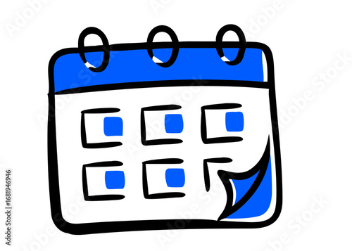 Never miss a deadline with this bold calendar icon, perfect for scheduling apps and reminders. Time management is key to success today