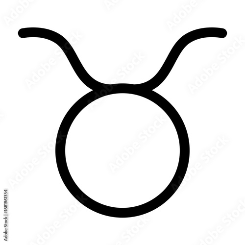 Taurus Astrological Symbol