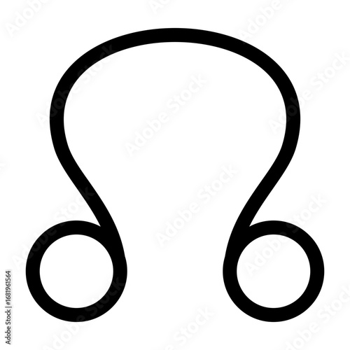 North Nod Astrological Symbol