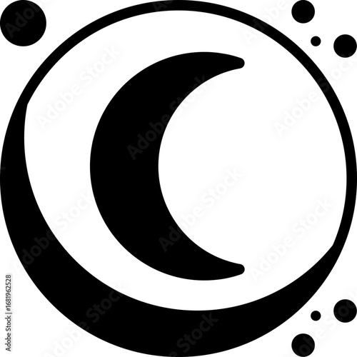 Moon Astrological Symbol