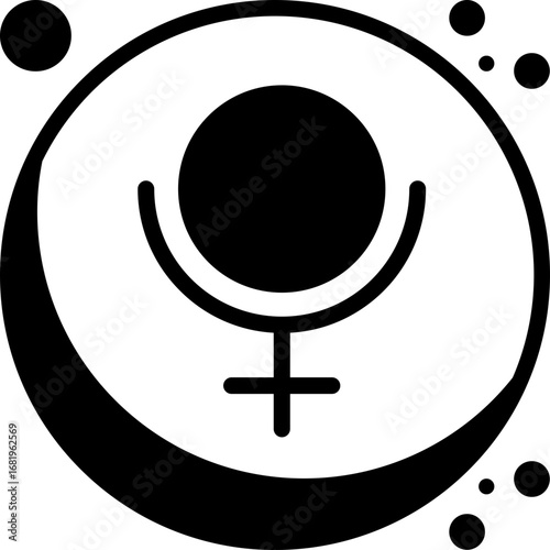 Pluto Astrological Symbol