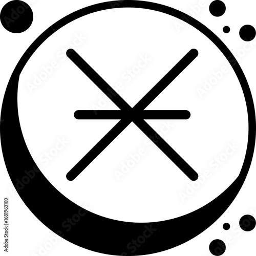 Sextile Astrological Symbol