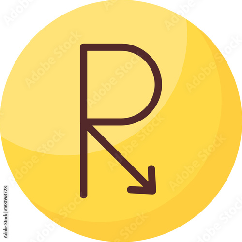 Retrograde Astrological Symbol